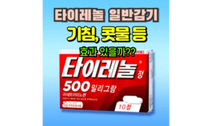 Read more about the article 타이레놀 일반감기 기침 콧물 코막힘 복용하면 효과 있을까?