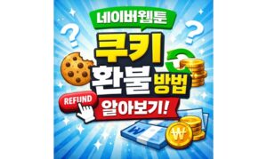 Read more about the article 네이버웹툰 쿠키 환불 방법! 네이버시리즈 구매취소 정리