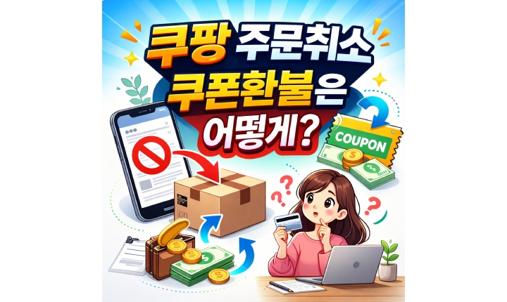 Read more about the article 쿠팡 주문취소 쿠폰 환불 되나요? 회수기간 불가상황 정리