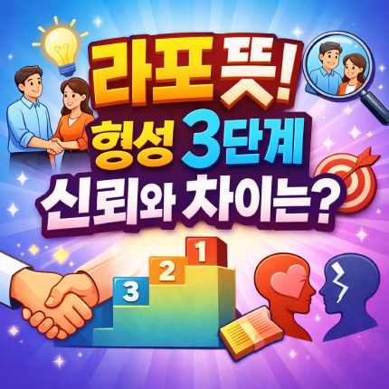 라포 뜻 형성 3단계와 신뢰 차이 썸네일