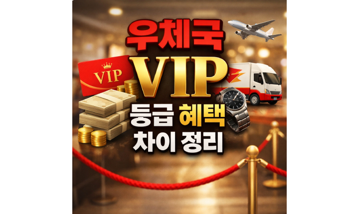 Read more about the article 우체국 vip 등급 혜택 mvp, ss-mvp 고객 차이