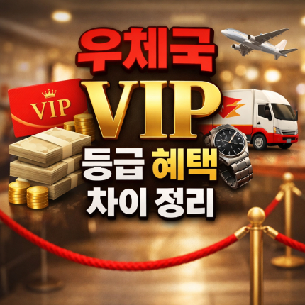 우체국 vip 등급 혜택 ss mvp 고객 차이 썸네일