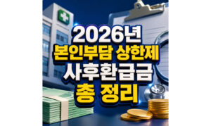 Read more about the article 본인부담 상한제 사후환급금 2026년 신청방법