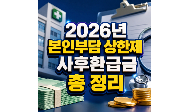 Read more about the article 본인부담 상한제 사후환급금 2026년 신청방법