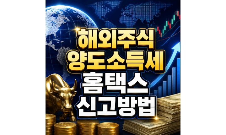 Read more about the article 해외주식 양도소득세 신고방법 홈택스 신고절차 정리